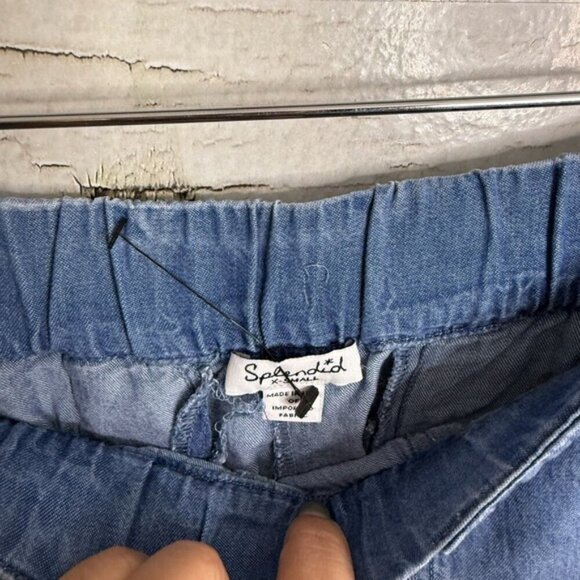 Splendid Blue Pants with Relaxed Fit and Drawstring Waist size xs - Picture 4 of 7